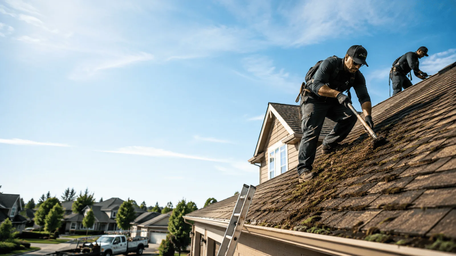 Roof Moss Removal in Foss, OK near me